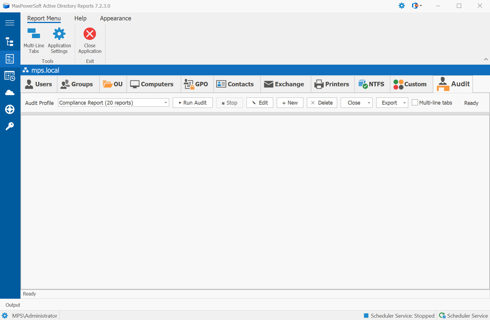 AD Reports Audit Module overview