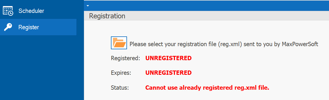 AD Reports Registation Troubleshooting